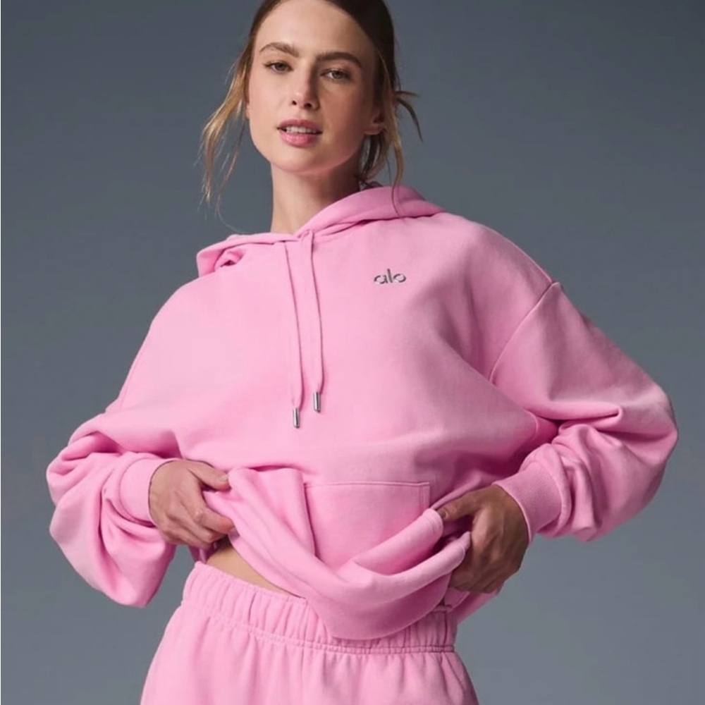 ALO Yoga Accolade Hoodie Sweet Pink